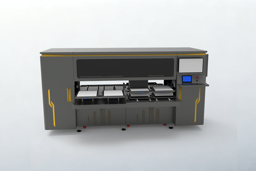 DTG Printer Four-Station | Epson i3200-A1 | Dual Carriage | 3x Production Capacity